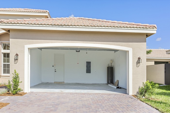 Open, Empty Garage